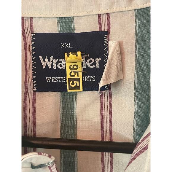 Vintage Wrangler Pearl Snap Shirt XXL Cowboy Western - Picture 3 of 6